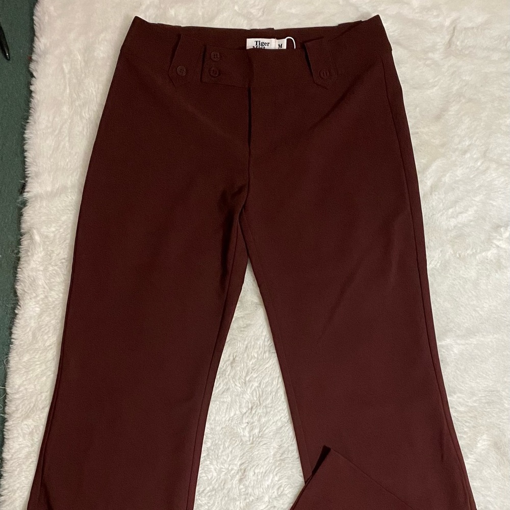 NWT tiger mist maroon pants